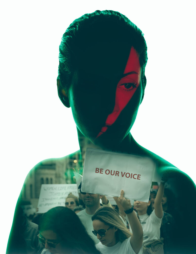 Be Our voice and support Iranian Women uprising